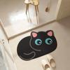 Cat Bathroom Mat Quick-Dry Diatomaceous Earth Bath Mat Funny Soft Diatom Mud Absorbent Floor Mat