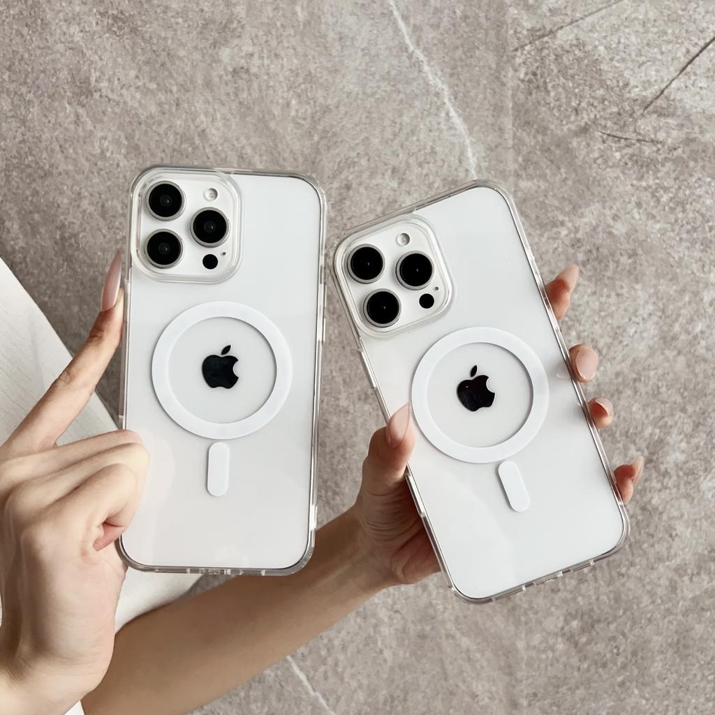 Applicable To Apple 16 Smart AI Touch Phone Case IPhone 16PM Magnetic Acrylic Camera Button Protection Case