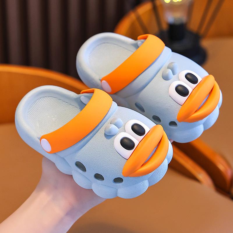 Children's Clogs Boys Summer New Boys Baby Bathroom Bath Non-Slip Indoor and Outdoor Wear Toddler Sandals Slippers