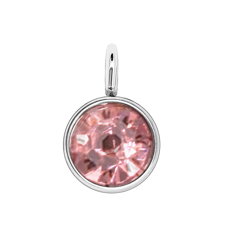 10pcs Stainless Steel Birthstones 6mm Zircon Charms Pendants Rhinestone Crystal Beads for Necklace Bracelet Jewelry Making DIY