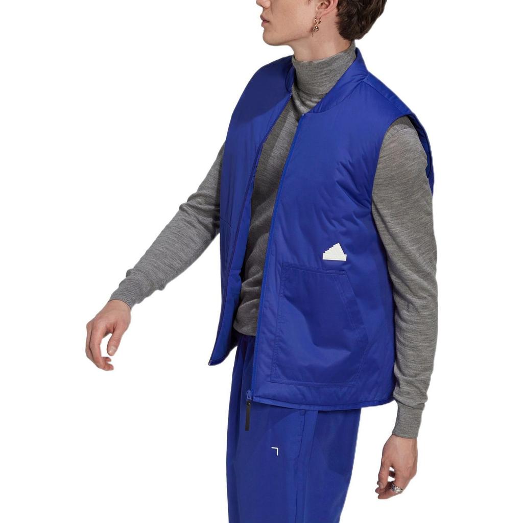 adidas Jackets Men's Blue Collarless Moderate Other HN1931