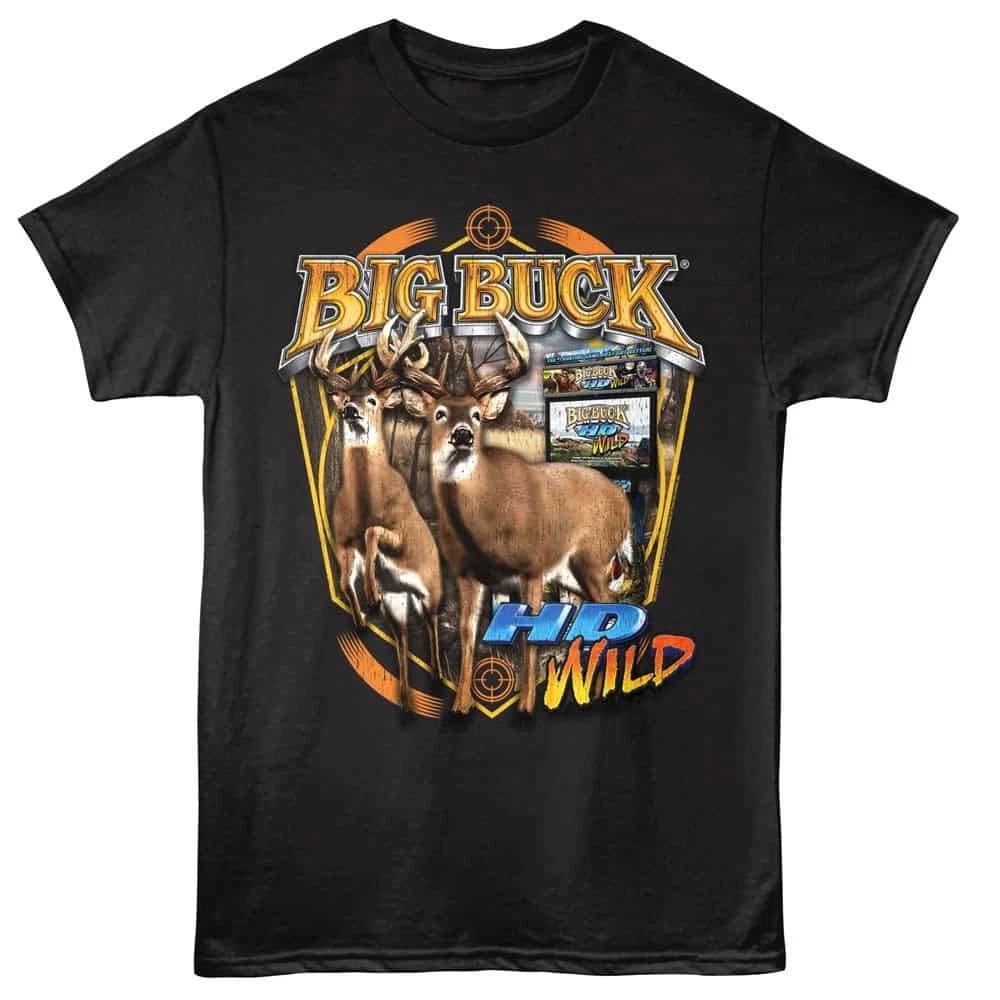 Big Buck Hunter HD Wild Men s T Shirt L
