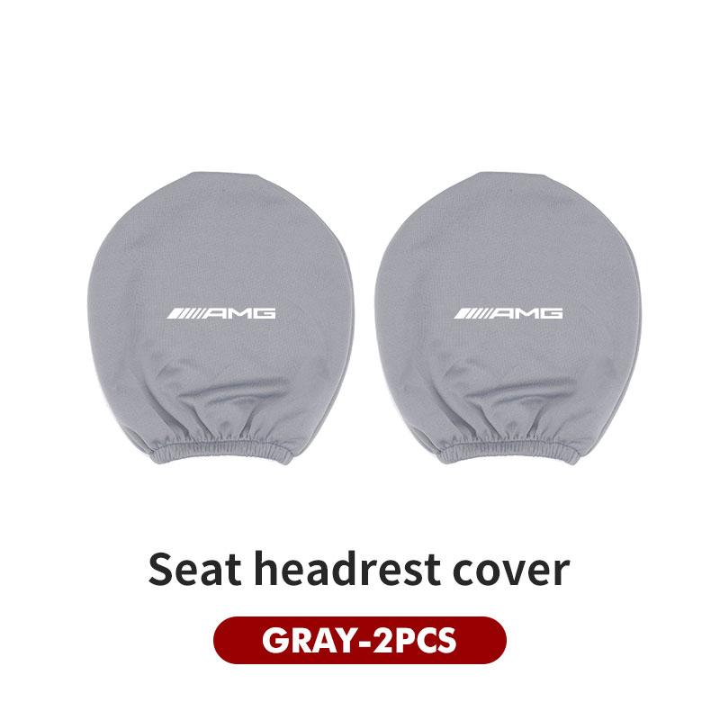 Car Seat Headrest Elastic Protective Pillow Protective Cover For Mercedes Benz AMG A B C E S G Class A180 CLK CLA GLE GLC W212