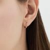 K10 Pink Gold Earrings Perfect for Birthdays and Includes Jewelry Case 4℃ (Single) 112526152101, Gifts,