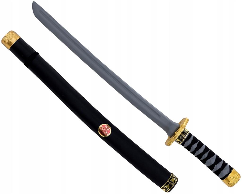 Miecz Samurajski Broń Wojownika Katana W Pochwie Akcesoria Ninja Bal 60Cm