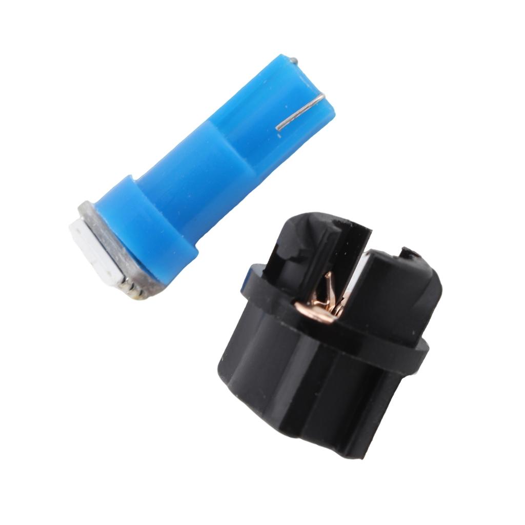12V Dashboard Light Bulb T5 LED 5050 SMD Instrument Panel Lamp Blue
