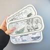 Plastic Bowknot Glasses Case Butterfly Flower Transparent Sunglasses Storage Box Visible Portable Glasses Protective Case