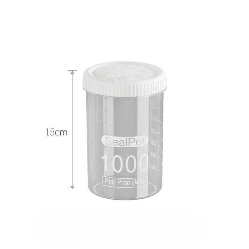 Food-grade Transparent Plastic Sealed Jars, Grain Storage Boxes, Kitchen Storage Jars, Moisture-proof, Insect-proof and Fresh-keeping Jars