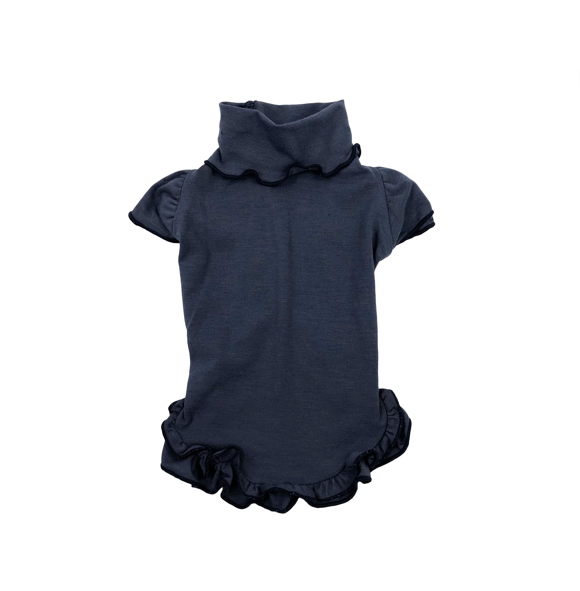 Coocouture Террагерцовый топ на бретелях с одним воланом