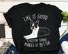 Maglietta Boston Terrier, , , Regalo Divertente per Amante dei Cani, Carina Maglietta Boston Terrier, Maglietta per Animali Domestici, Mamma Boston, Papà Cane, Regalo per Lui, Lei, Top