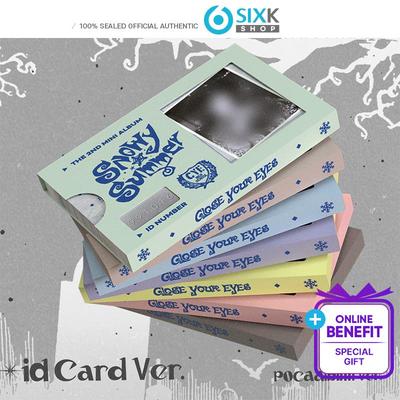 [Pre-order] CLOSE YOUR EYES - Mini Album 2nd [Snowy Summer]ID Card Ver (POCAALBUM)(Online Benefit)
