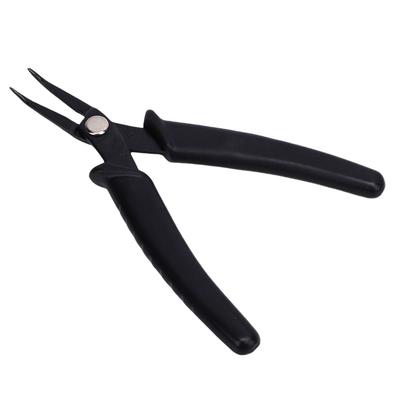Ferramenta de Encordoamento de Raquete de Tênis 14cm Aço Carbono Bico Curvo Alicate de Encordoamento de Badminton Pegada Ergonômica Fácil para Fabricação de Joias