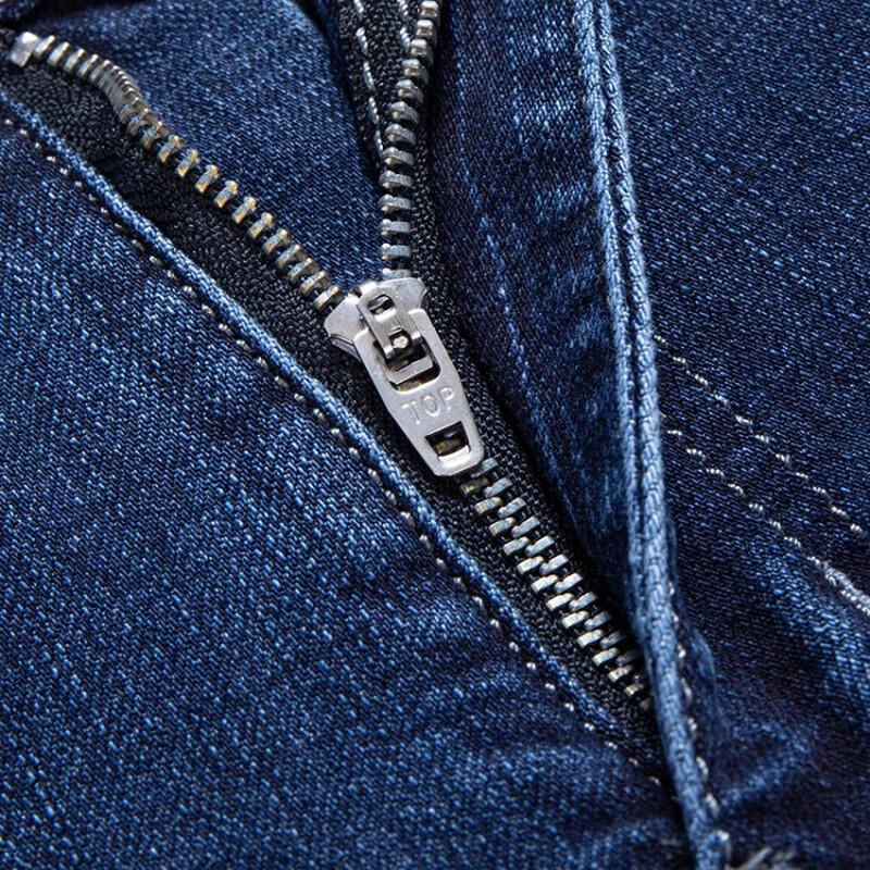 Hengyuanxiang Men's Straight-Leg Stretch Jeans