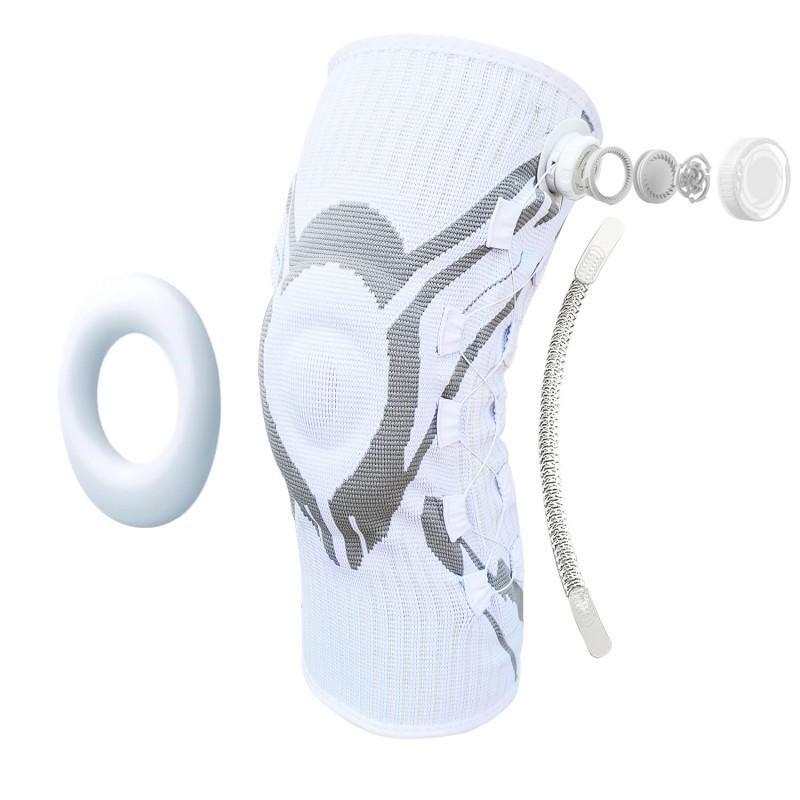 Adjustable Knob Knee Support Brace Running Basketball Cycling Outdoor Sports Compression Sleeve With Gel Padding