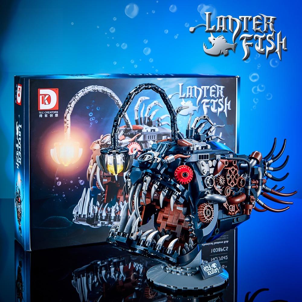 Brand new High-Quality Technical High-Quality Anglerfish High-Quality Building High-Quality Blocks, High-Quality 1038Pcs High-Quality Mechanical