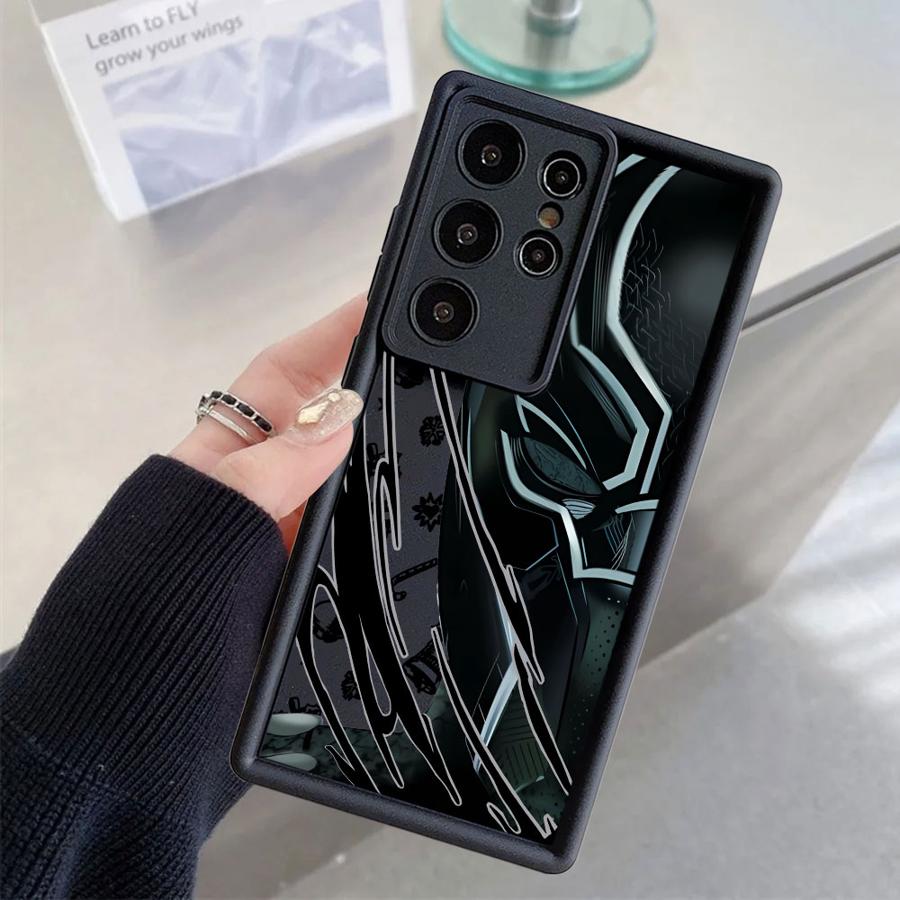 

Soft Shell Phone Case for Samsung Galaxy S25 Ultra S25 Edge S23 FE S24Ultra S24 Plus S21 S22 S20FE Marvel Black Panther Deadpool Galaxy S21+ 5G