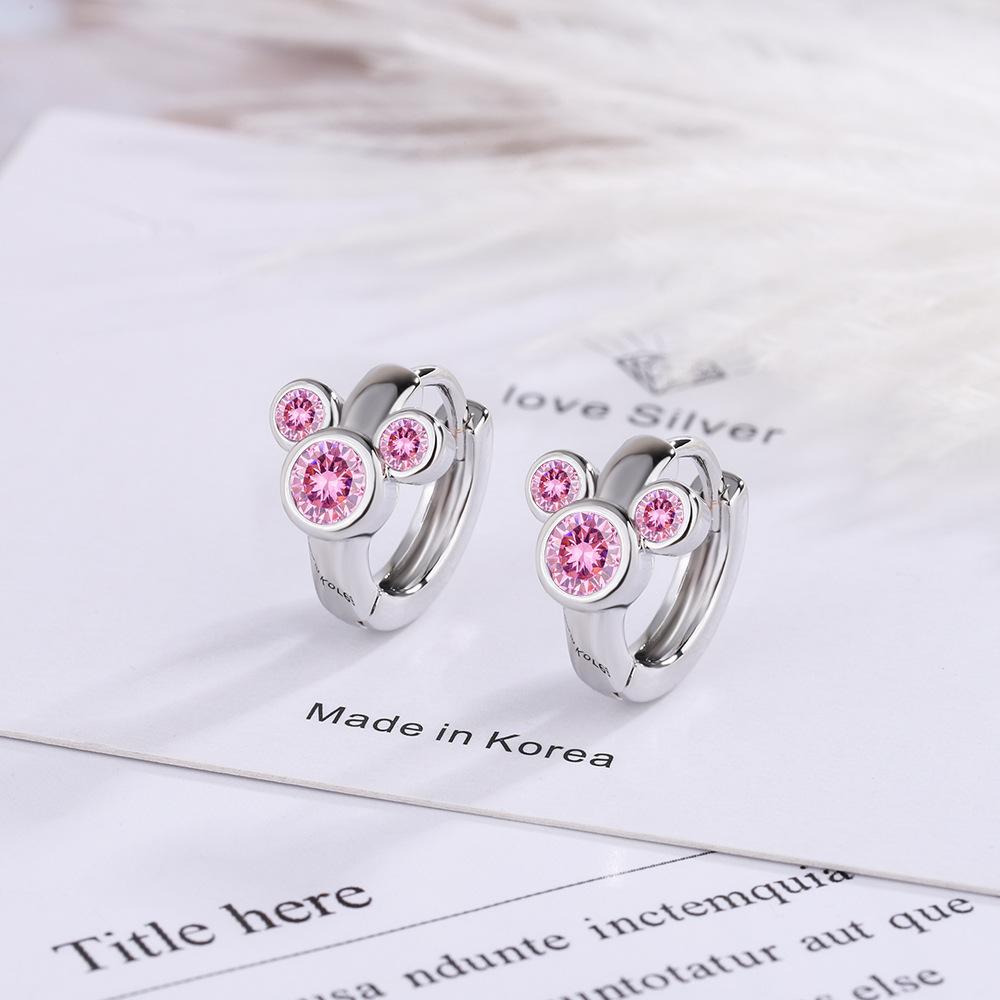 925 Sterling Silver Hot Snake AAA Zircon Stud Earrings for Women Exquisite Student Girlfriend Jewelry Accessories Wedding Party