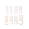4Pcs Garden Plant Bracket Fixing Joint Mosquito Net Pole Buckle Grip Bed Curtain Cross Bar Hook Wardrobe Tent Fitting