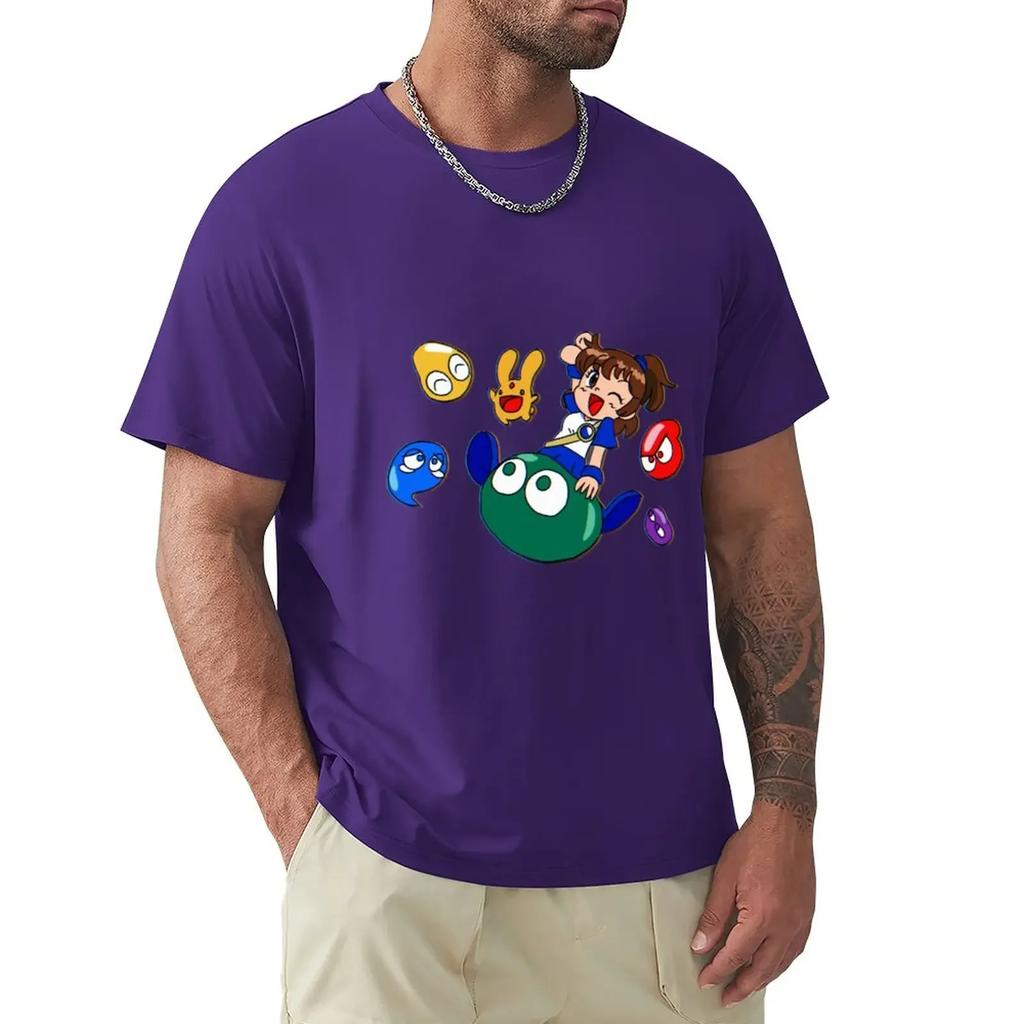 summer Tops Hattori Classic harajuku summer Tops Puyo Puyo Cover Redraw (90sthetic) oversized cute tops