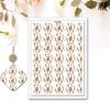 Pack of 4 Christmas Themed Transfer Paper 95x138mm Clay Earrings Water Soluble Transfer Paper for Jewelry Making