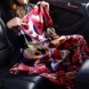 1pc Mickey and Minnie make a heart shape with their hands blanket Lightweight Flannel Throw for Sofa Bed Travel Camping Livingroom Office