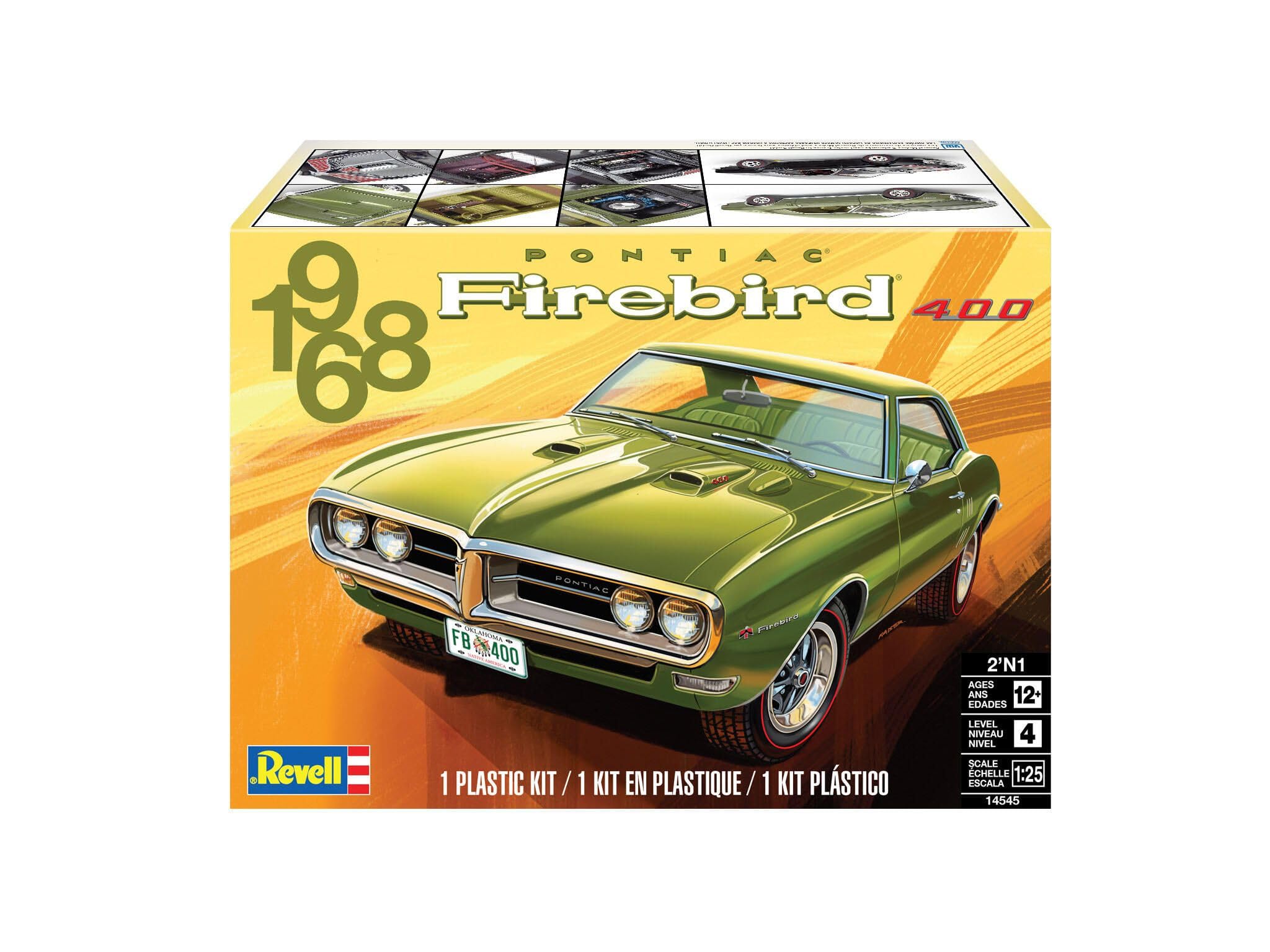 

American Revell 1/25 68 Firebird Plastic Model 14545