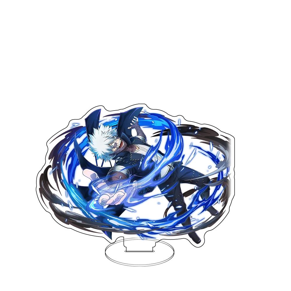 Anime My Hero Academia Sitzende Pose Acryl-Aufsteller Charakter-Bank-Serie Display-Figur, Schreibtisch-Sammlerstück Geschenk für Fans