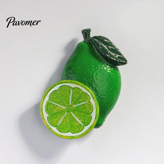 Miniature Fruit Magnets 3D Simulated Refrigerator Magnet, Resin Shape Fridge Kitchen Magnetic Decoration Theme for Office Whiteboard Cabinet Ornaments