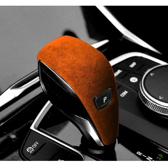 Car Gear Shift Head Knob Cover Top Suede Automatic Manual Gear Transmission Protective Shell For BMW 3 Series/Z4 G29 2017-