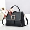 Pu Small Bucket Bag With Colorblock Design And Zipper Closure For Daily Use