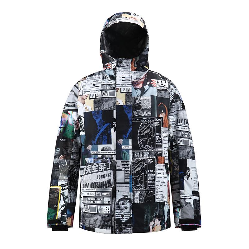 Men's Waterproof Ski Suit: Windproof Snowboard Jacket & Pants Set