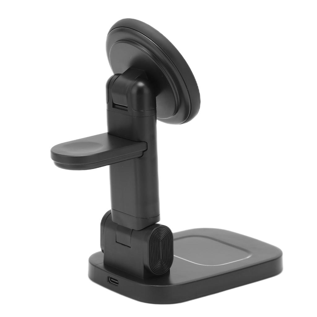 3 In 1 Magnetic Wireless Charger Stand 10W Foldable Wireless Charging Station Base Dock