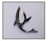 Shark Capo: Zinc Alloy Transposition Capo for Folk Guitar with Flannel Bag Packaging.
