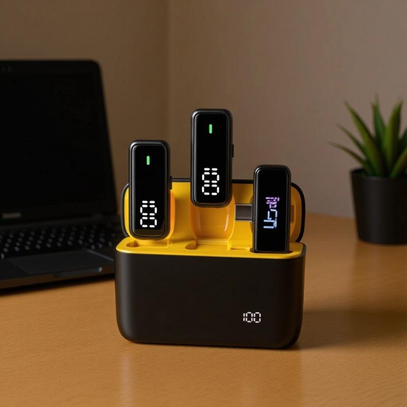 K6 Pro Wireless Lavalier Microphone with Noise Reduction for Mobile and Outdoor Use