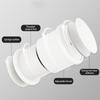 Without Drill Risers Providing Adjustable Height and Stability Support for Furniture Leveling In Cabinets and Wardrobes