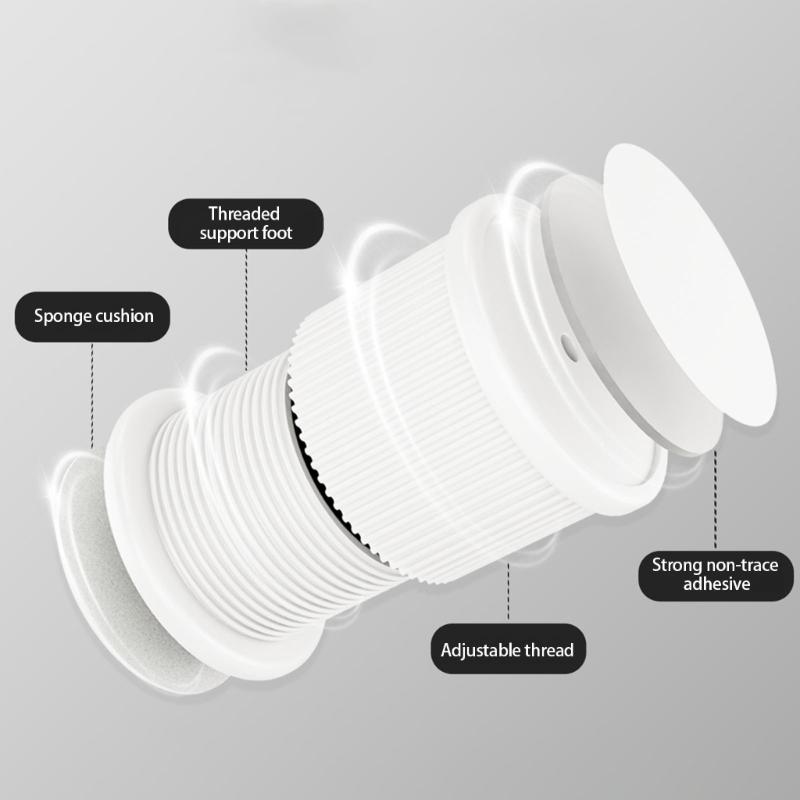 Without Drill Risers Providing Adjustable Height and Stability Support for Furniture Leveling In Cabinets and Wardrobes