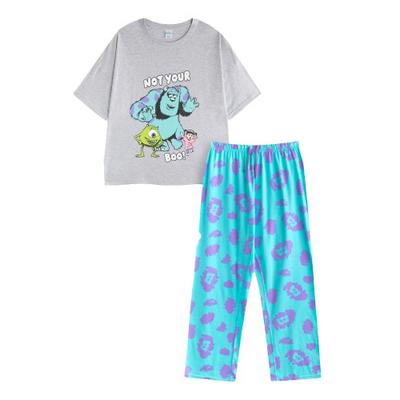 Damen Sully Langarm Kurzarm Pyjama Set