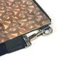 BURBERRY Logo Check TB pouch bag with strap Clutch bag Nylon Beige/Black