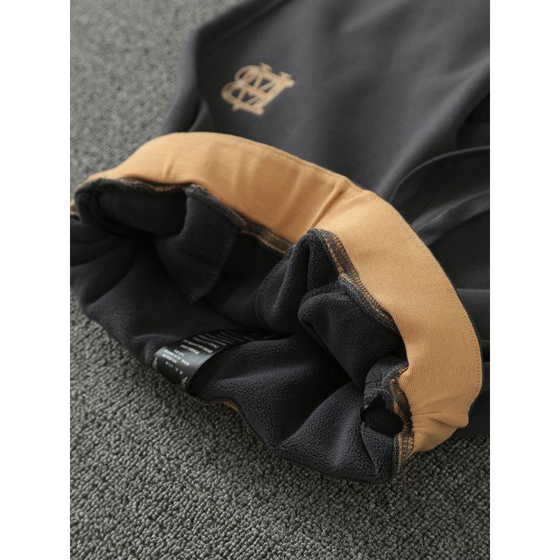 Iron Gray Winter Thickened Casual Women's Sweat Pants