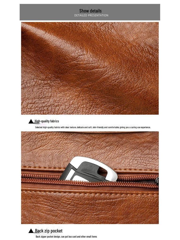 Duża pojemność Retro Miękka skóra Torba Mom – Damska Europejski i Amerykański Styl Jednoramienna Crossbody