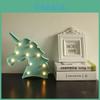 Adorable Cute Unicorn Head Led Letter Table Lamp Perfect For Children's Room Decor