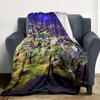 City Stormy Skies Blanket Soft Throw Blanket For Home Bedroom Bed Sofa Travel Office Solid Christmas Blanket