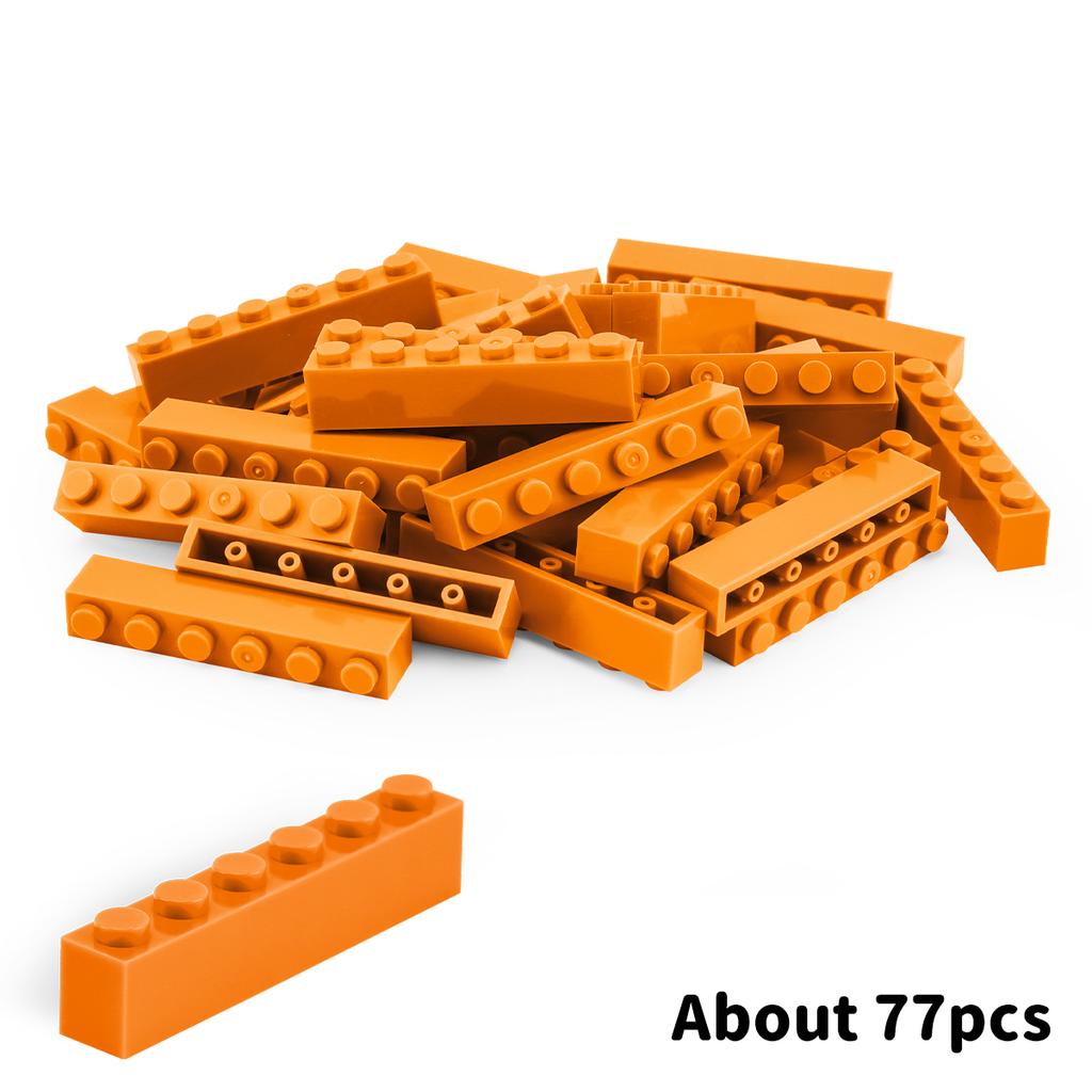 200g1x6 DlY Building Blocks Thick FiguresBricks Dots Educational Creative SizeCompatible With Playthings forChildren