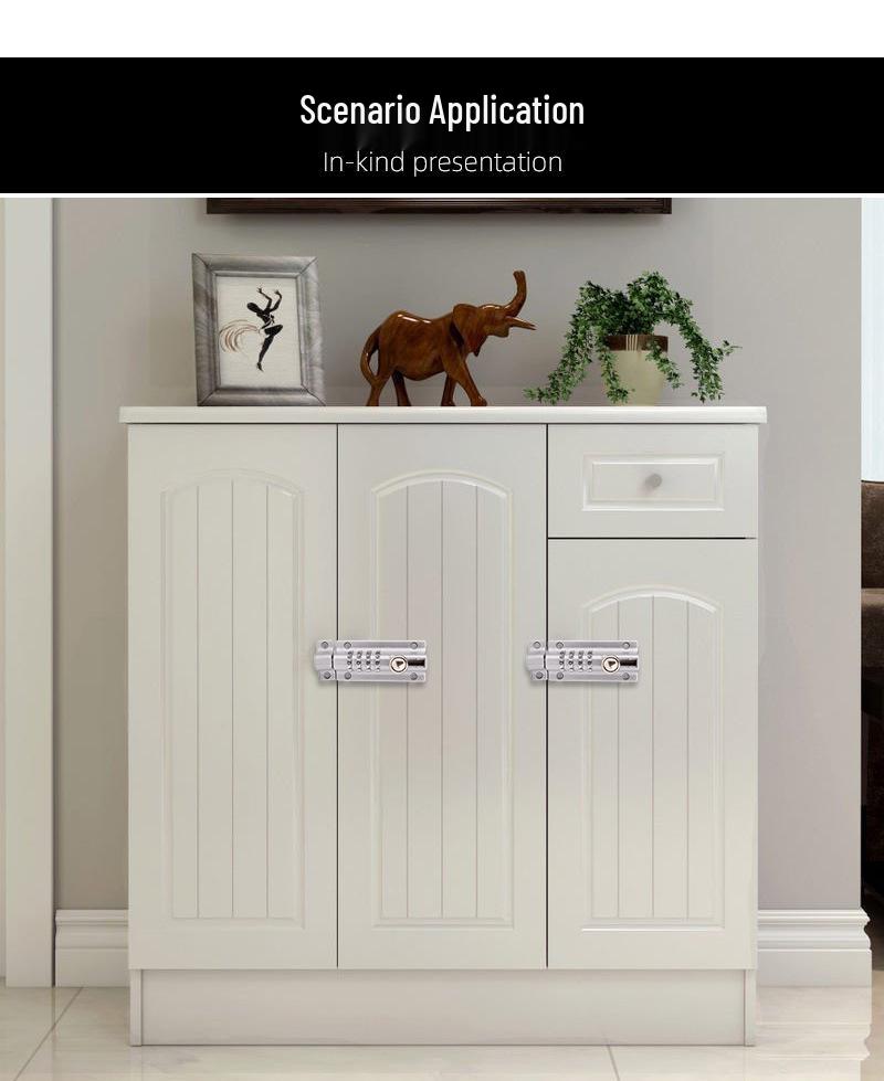 Student Wooden Locker with Old-fashioned Combination Lock