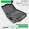 Carbon Fiber Textured TPE Floor Mats: Custom Fit for Kia Sonata Interior Use
