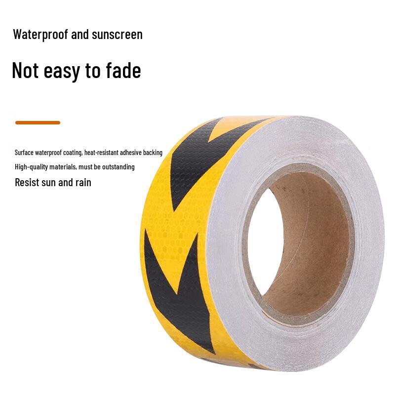 High-Visibility Reflective Arrow Safety Tape