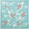 Musubi Furoshiki (24cm Wide) by Yumeji Takehisa, Mame (Bean) and Sage (90cm) Cotton