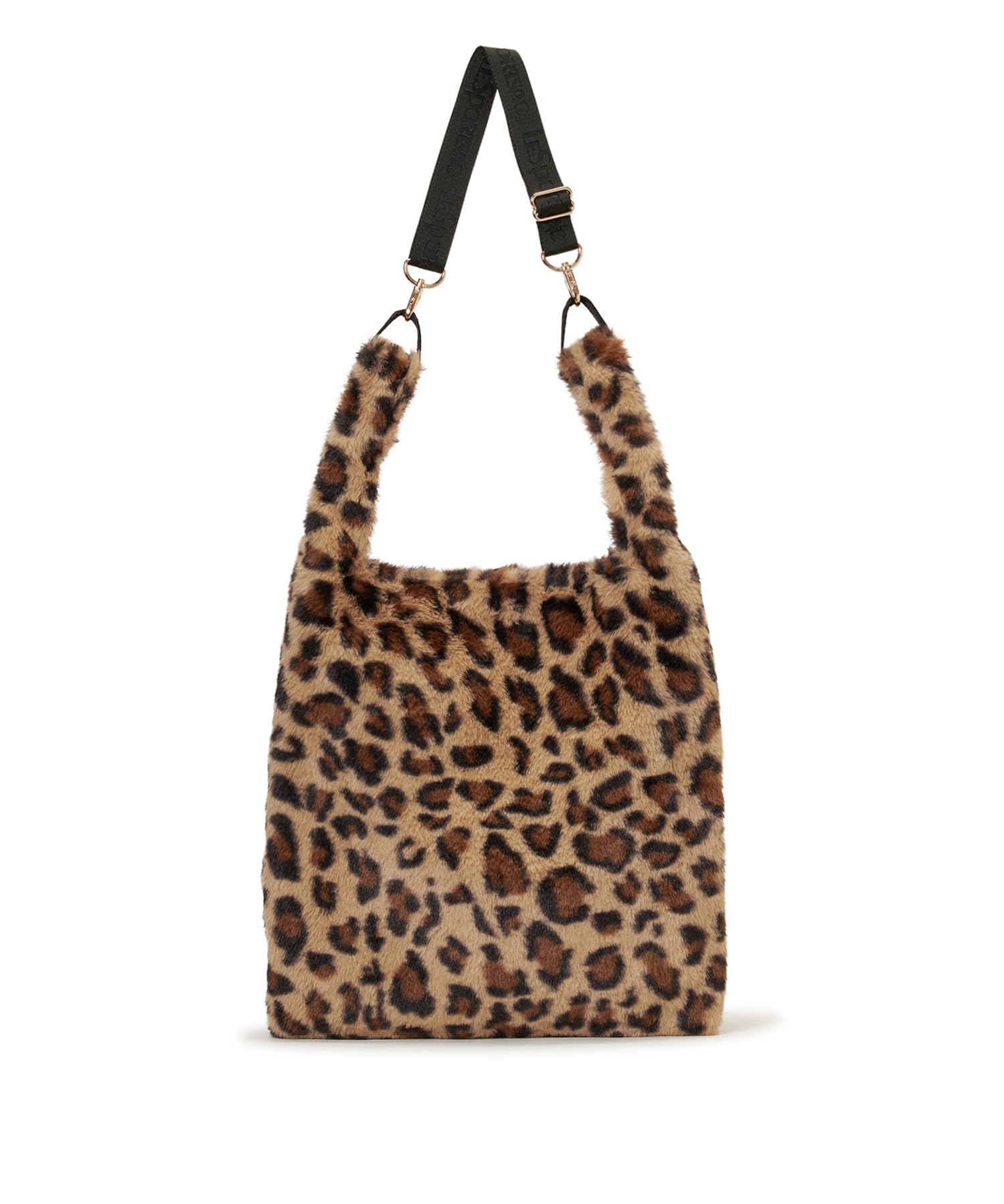 

FUR SHOULDER Fluffy Fur TOTE/3030/Leopard