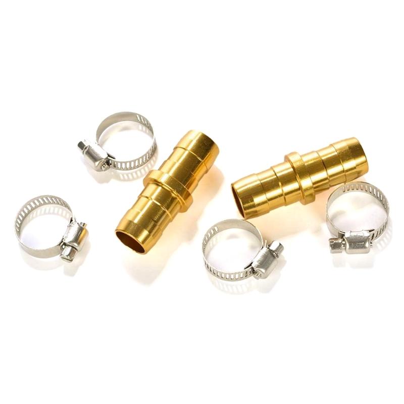2pcs 1.91 Cm -1.95cm  Hose Connector with Metal Clip for Household for Garden Car Washing Practical Equipment Accessory