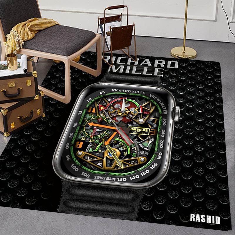 Swiss watch R-Richard Miller printed carpet high-end watch dial floor mat living room sofa room decorative art rugs